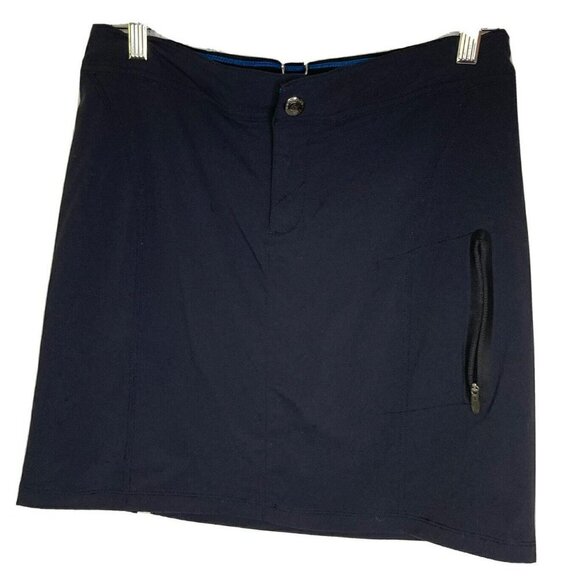 Columbia Women’s Omni-Shield Advanced Repellency Black Tennis Golf Skirt Skort-8 - Picture 1 of 16